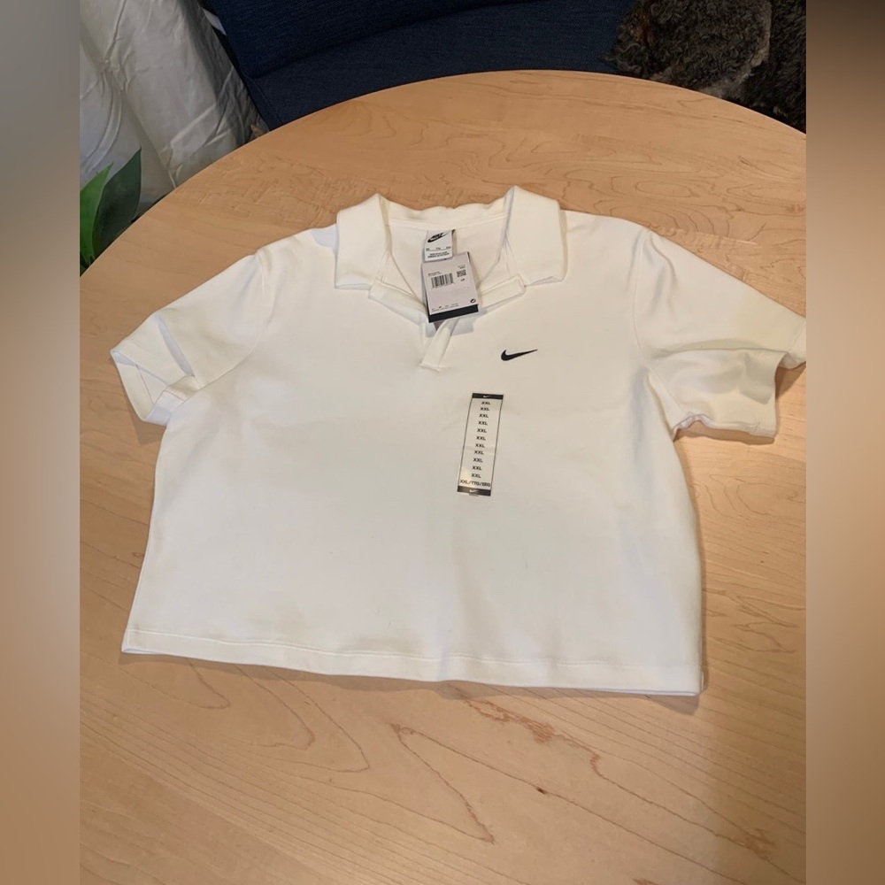 NWT Nike cropped polo XXL slim fit